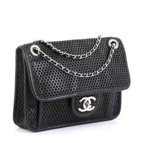 chanel perforated|small chanel tote bag.